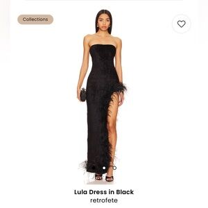 BLACK RETROFETE GOWN